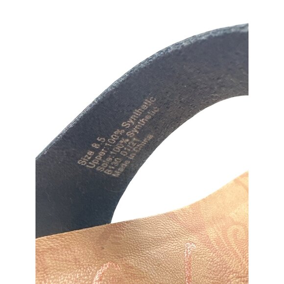 Blowfish Malibu Blue T Strap Sandal Braided Adjustable Buckle Cork Sole Size 8.5 - Picture 5 of 7